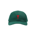Ami Embroidered Baseball Cap 'Green'