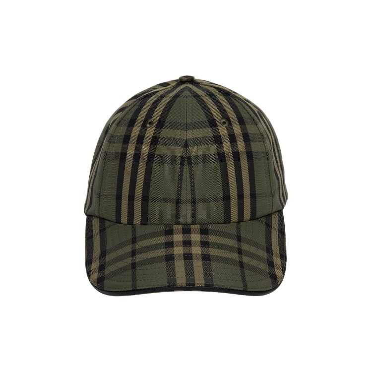 Burberry Icon Check Baseball Cap 'Green Icon Check'