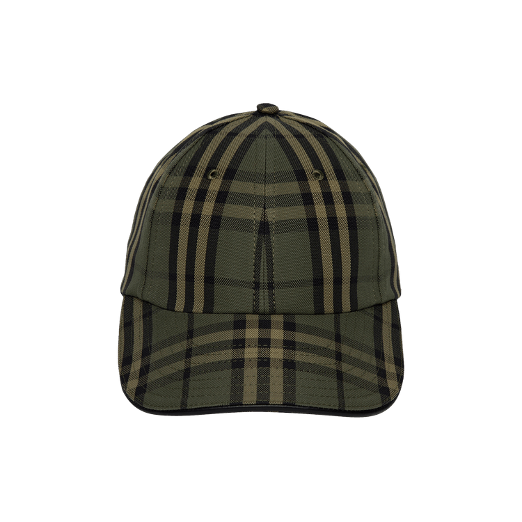 Burberry Icon Check Baseball Cap 'Green Icon Check'