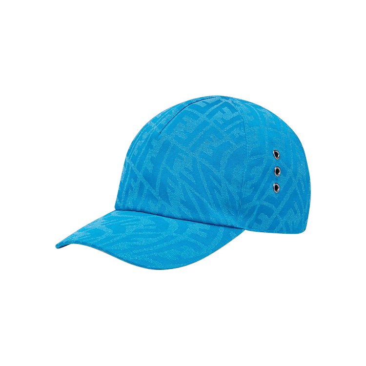 Fendi FF Print Baseball Cap 'Light Blue'