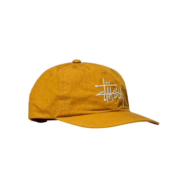 Stussy Bio Wash Big Logo Low Pro Cap 'Gold'