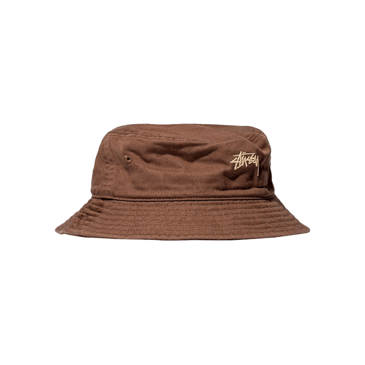 Stussy Stock Bucket Hat 'Coffee'