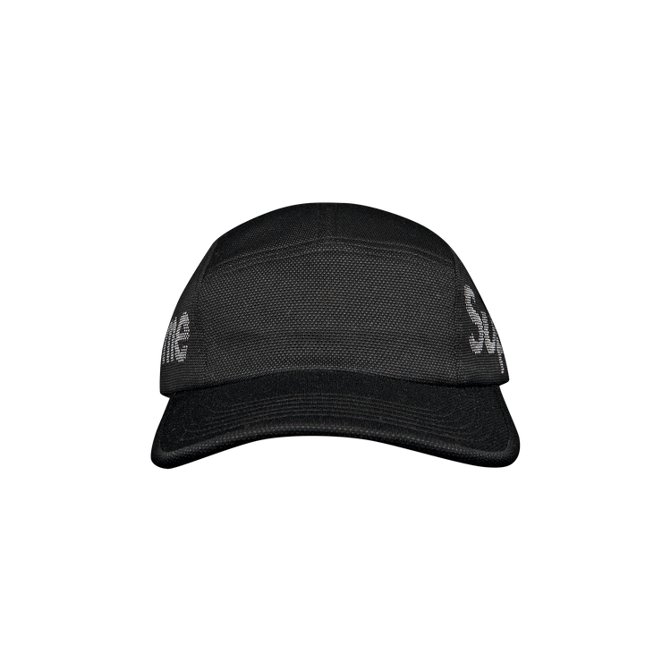 Supreme Jacquard Pique Camp Cap 'Black'