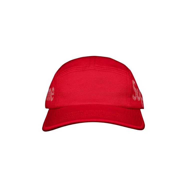 Supreme Jacquard Pique Camp Cap 'Red'