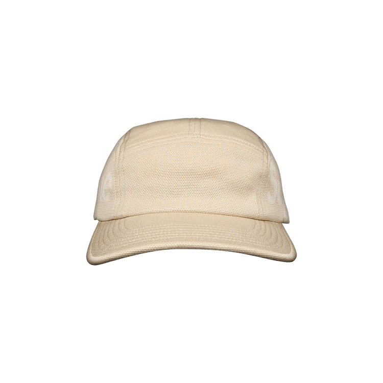 Supreme Jacquard Pique Camp Cap 'Tan'