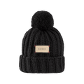 Gucci Knit Wool Hat With Label 'Black'