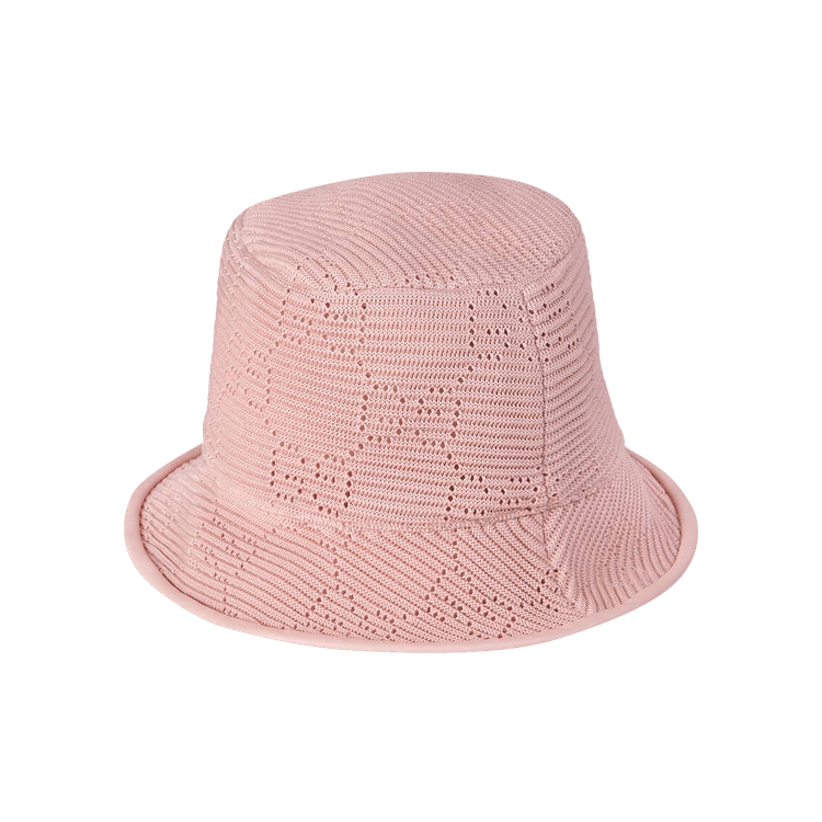 Gucci GG Cable Knit Fedora 'Pink'