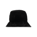 Gucci GG Cable Knit Fedora 'Black/Black'