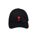 Ami Embroidered Cap 'Black'