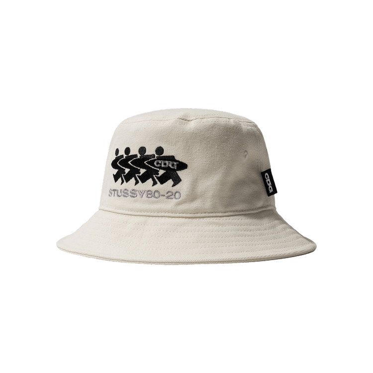 Stussy x Comme des Garçons Canvas Bucket Hat 'Natural'