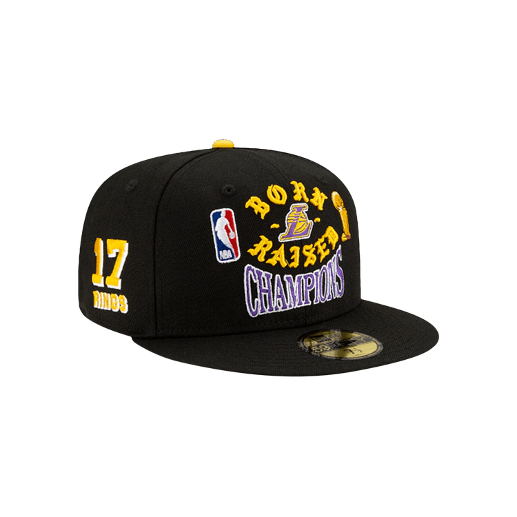 Born x Raised Los Angeles Lakers Championship 59Fifty Fitted 'Black'
