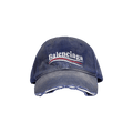 Balenciaga Political Campaign Destroyed Cap 'Sapphire/White'