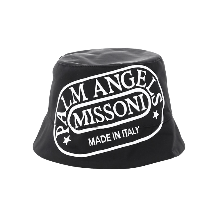 Palm Angels x Missoni Heritage Bucket Hat 'Black/White'