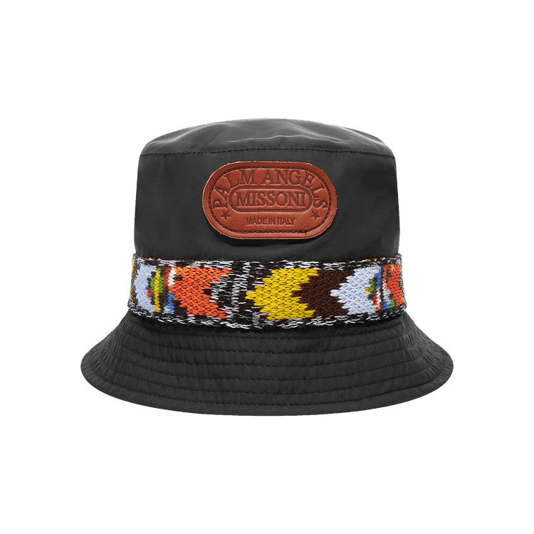 Palm Angels x Missoni Heritage Bucket Hat 'Black/Yellow'