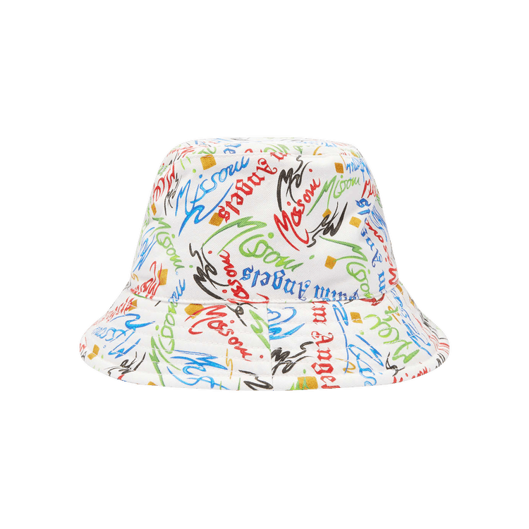 Palm Angels x Missoni Scribble Bucket Hat 'Off White'