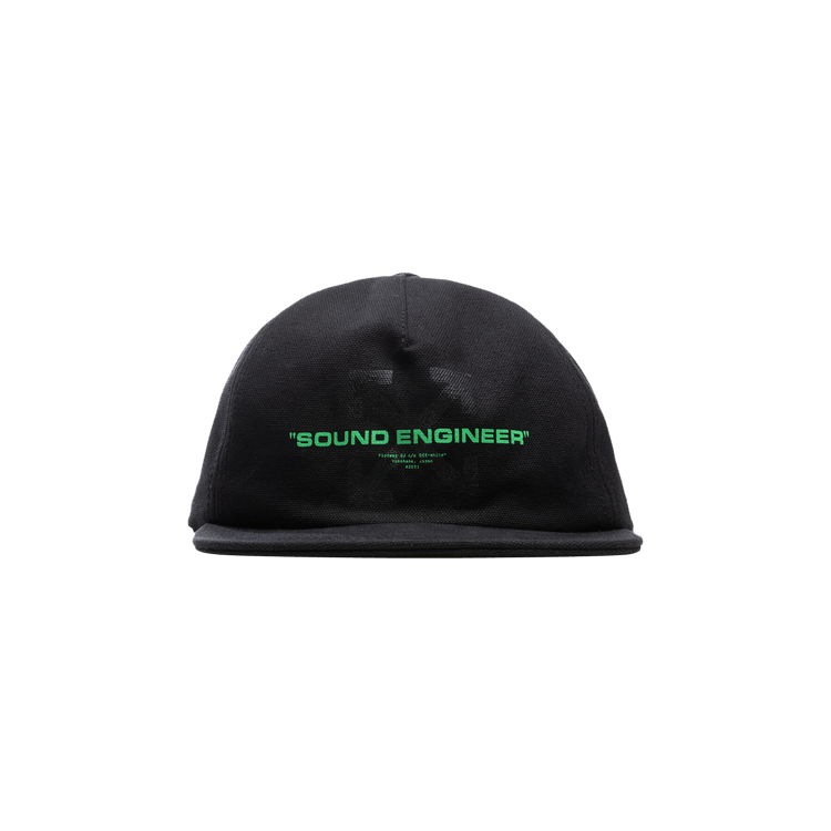 Off-White x Pioneer Sound Engineering Baseball Cap 'Black/Brilliant Green'
