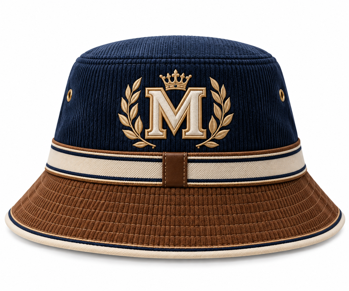 Marcelia Heritage Corduroy Bucket — Navy