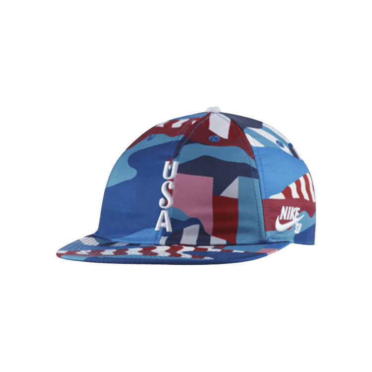 Nike SB x Parra USA Federation Kit Skate Cap 'Brave Blue/White'