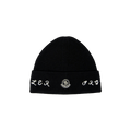 Moncler Genius x Frgmnt Hiroshi Fujiwara Logo Band Beanie 'Black'