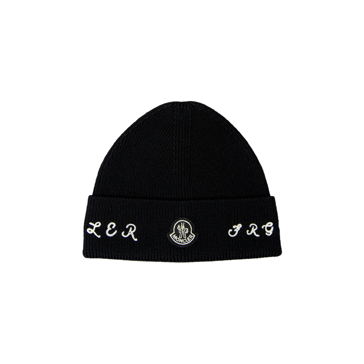 Moncler Genius x Frgmnt Hiroshi Fujiwara Logo Band Beanie 'Black'
