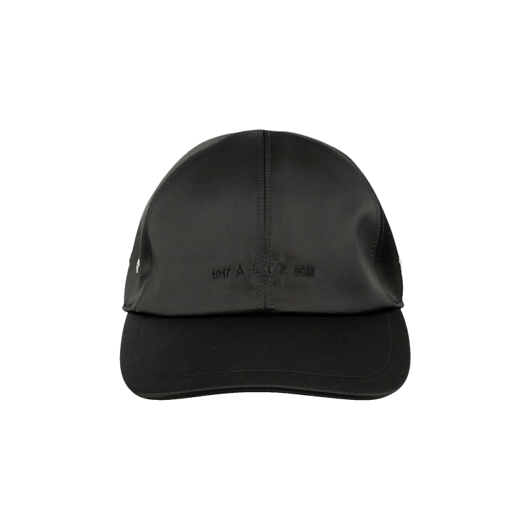 1017 ALYX 9SM Satin Logo Hat With Buckle 'Black'