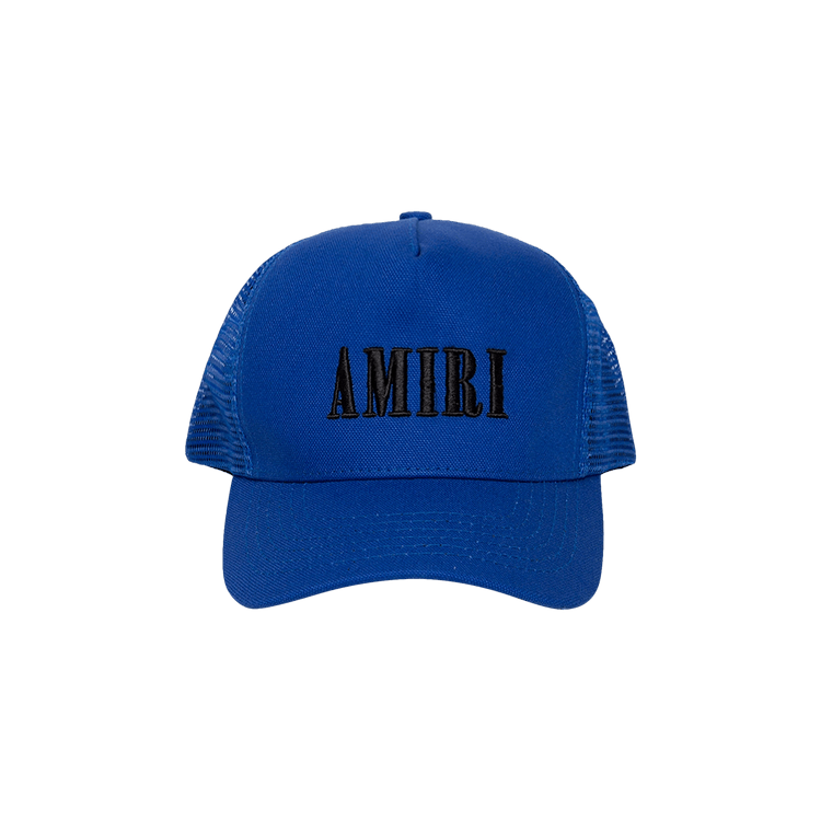 Amiri Core Logo Trucker Hat 'Blue/Black'