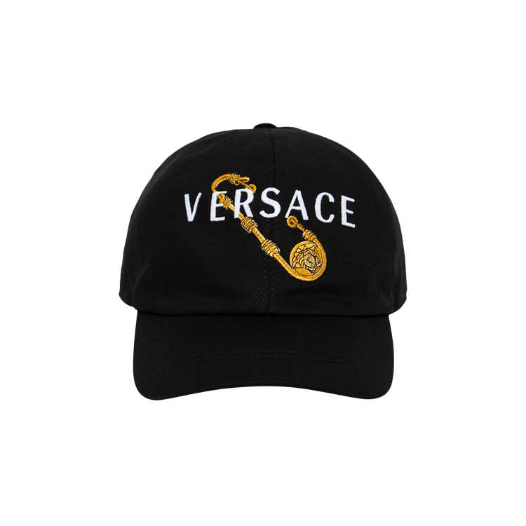 Versace Medusa Pin Logo Baseball Cap 'Black'