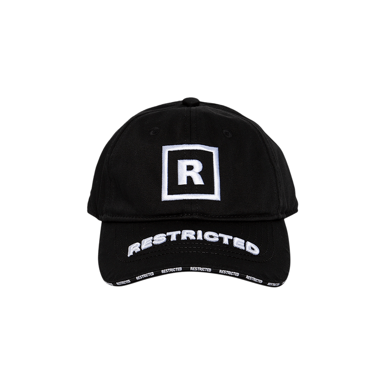 Vetements 18+ Restricted Logo Baseball Cap 'Black/White'