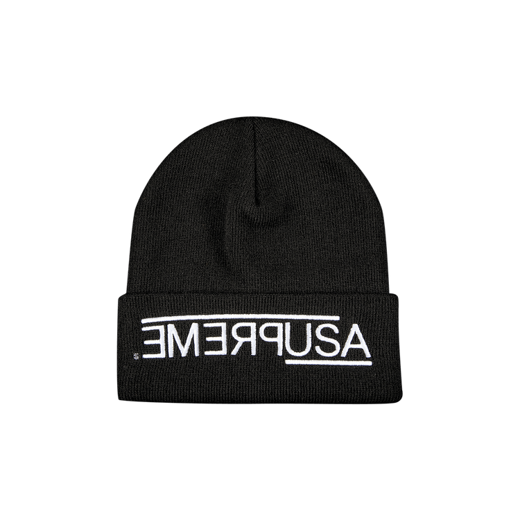 Supreme USA Beanie 'Black'