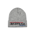 Supreme USA Beanie 'Heather Grey'