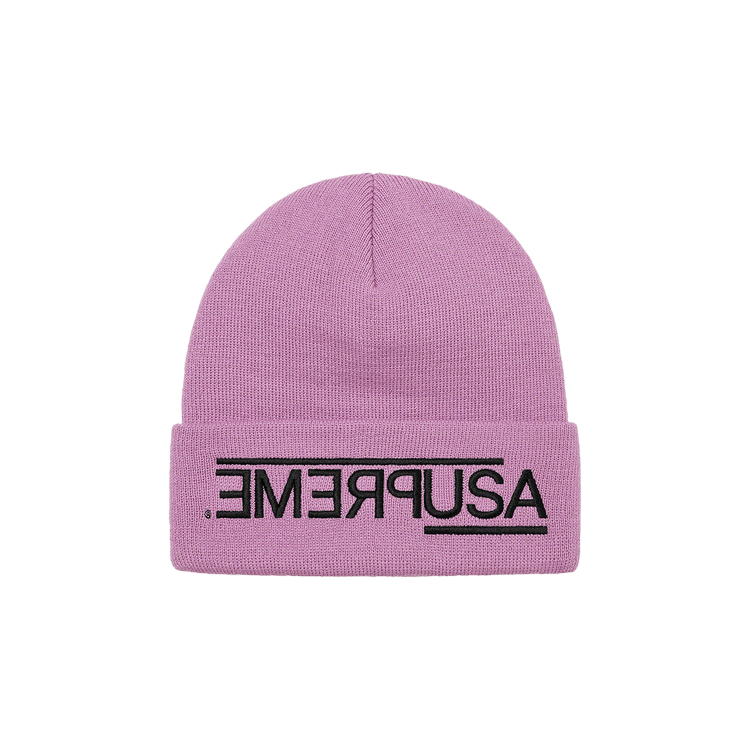Supreme USA Beanie 'Violet'