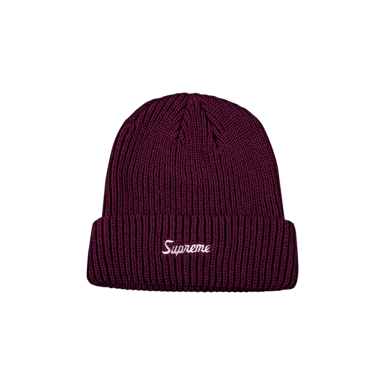 Supreme Loose Gauge Beanie 'Eggplant'