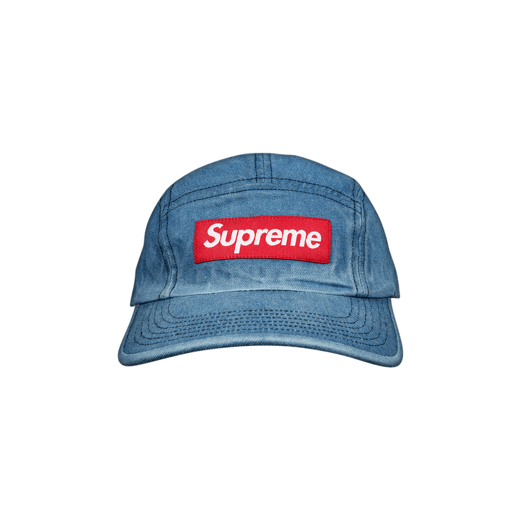 Supreme Washed Chino Twill Camp Cap 'Denim'