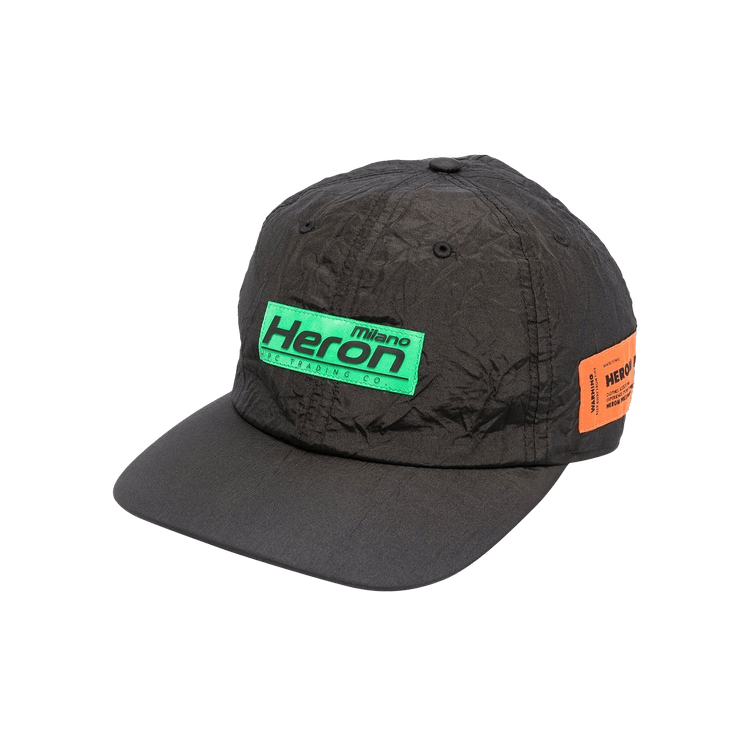 Heron Preston HP Trading Crinkle Hat 'Black/Green'