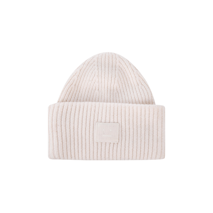 Acne Studios Wool Embroidered Beanie 'White'