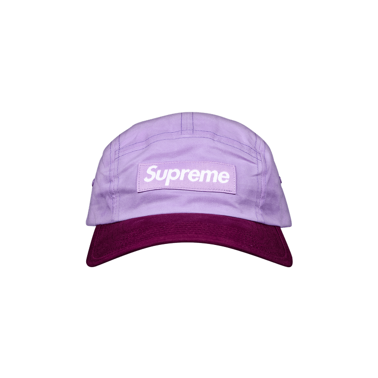 Supreme Waxed Cotton Camp Cap 'Purple'