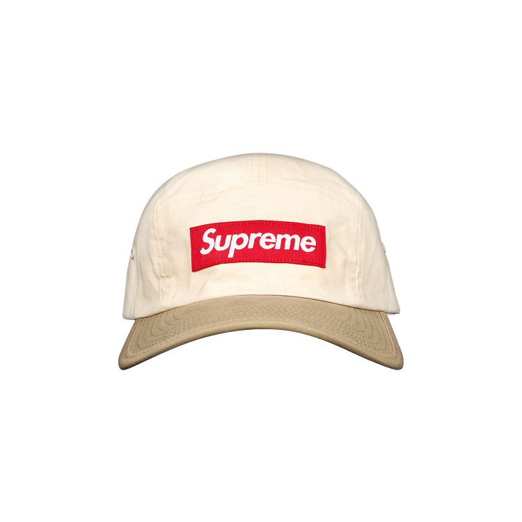 Supreme Waxed Cotton Camp Cap 'Natural'