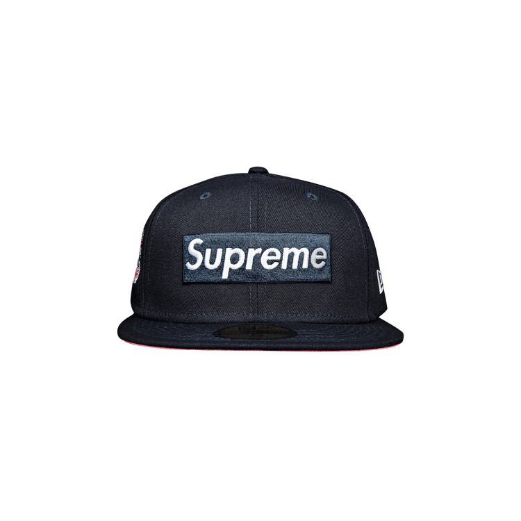 Supreme No Comp Box Logo New Era 'Navy'