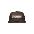 Supreme No Comp Box Logo New Era 'Brown'