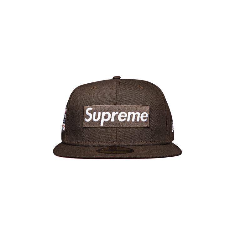 Supreme No Comp Box Logo New Era 'Brown'
