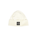 Stone Island Logo Patch Beanie 'Natural White'