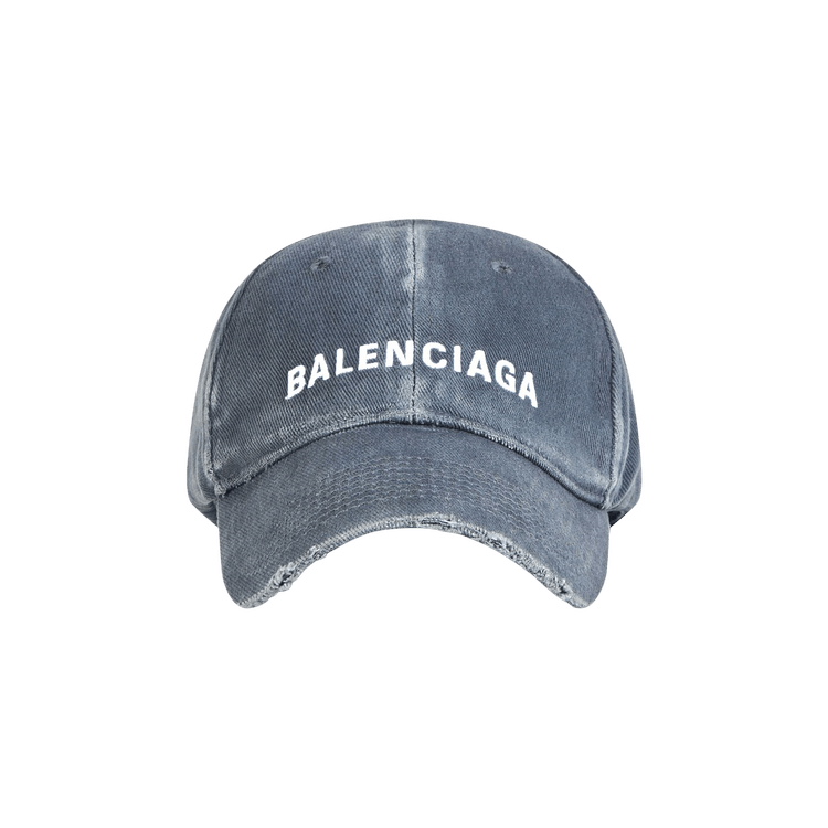 Balenciaga Logo Front Cap 'Dark Grey/White'