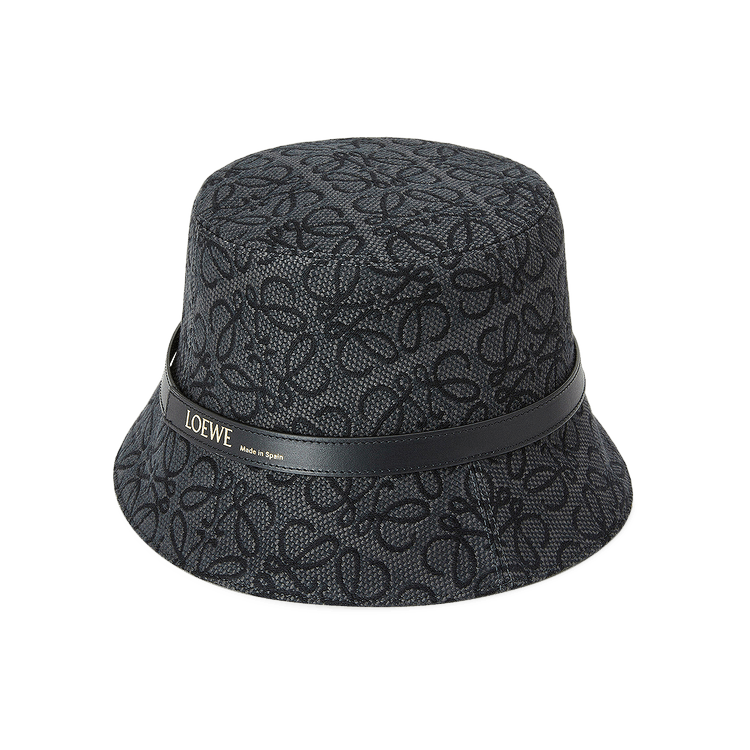 Loewe Anagram Bucket Hat 'Anthracite/Black'
