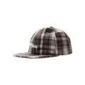 Stussy Flannel Plaid Stock Strapback 'Brown'