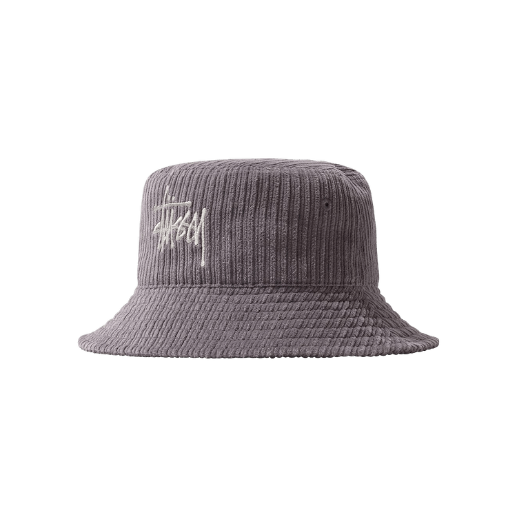Stussy Corduroy Big Basic Bucket Hat 'Lavender'