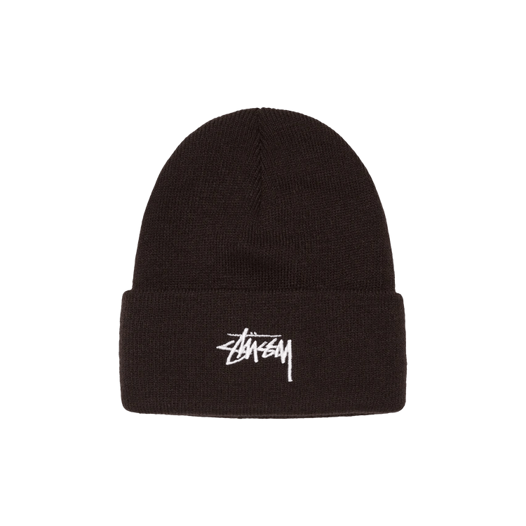 Stussy Stock Cuff Beanie 'Espresso'