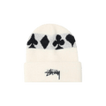Stussy Full Suit Jacquard Cuff Beanie 'White'