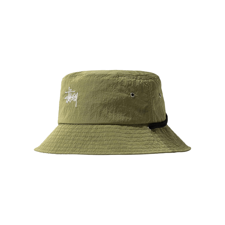 Stussy Metallic Nylon Ripstop Boonie 'Leaf'