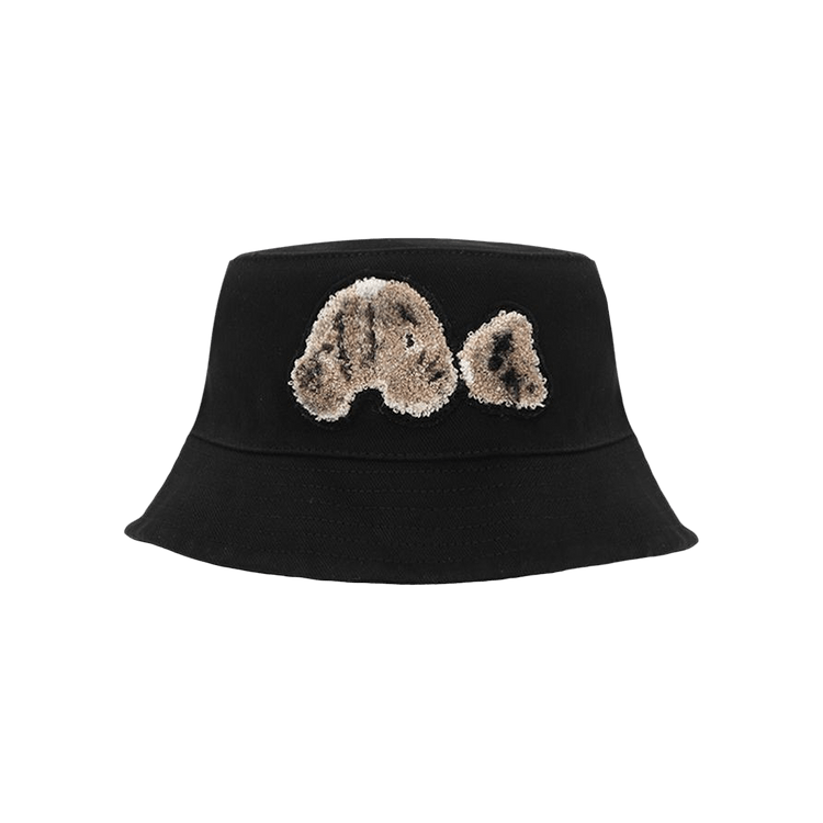 Palm Angels Bear Sprayed Bucket Hat 'Black/Brown'