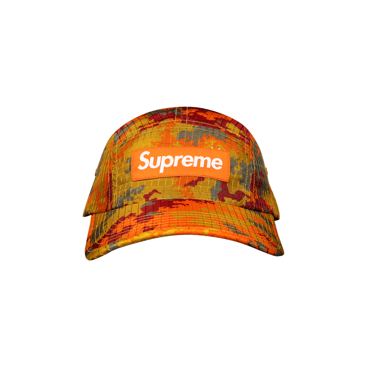 Supreme Camo Ripstop Camp Cap 'Orange Camo'